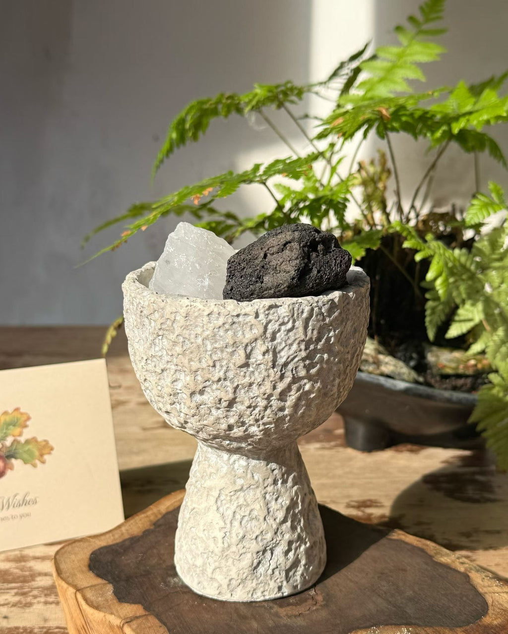香港本土品牌MissTingLab 銅鑼灣幻夜 - 聖杯擴香座 Causeway Bay Nightfall-Chalice Stone Diffuser