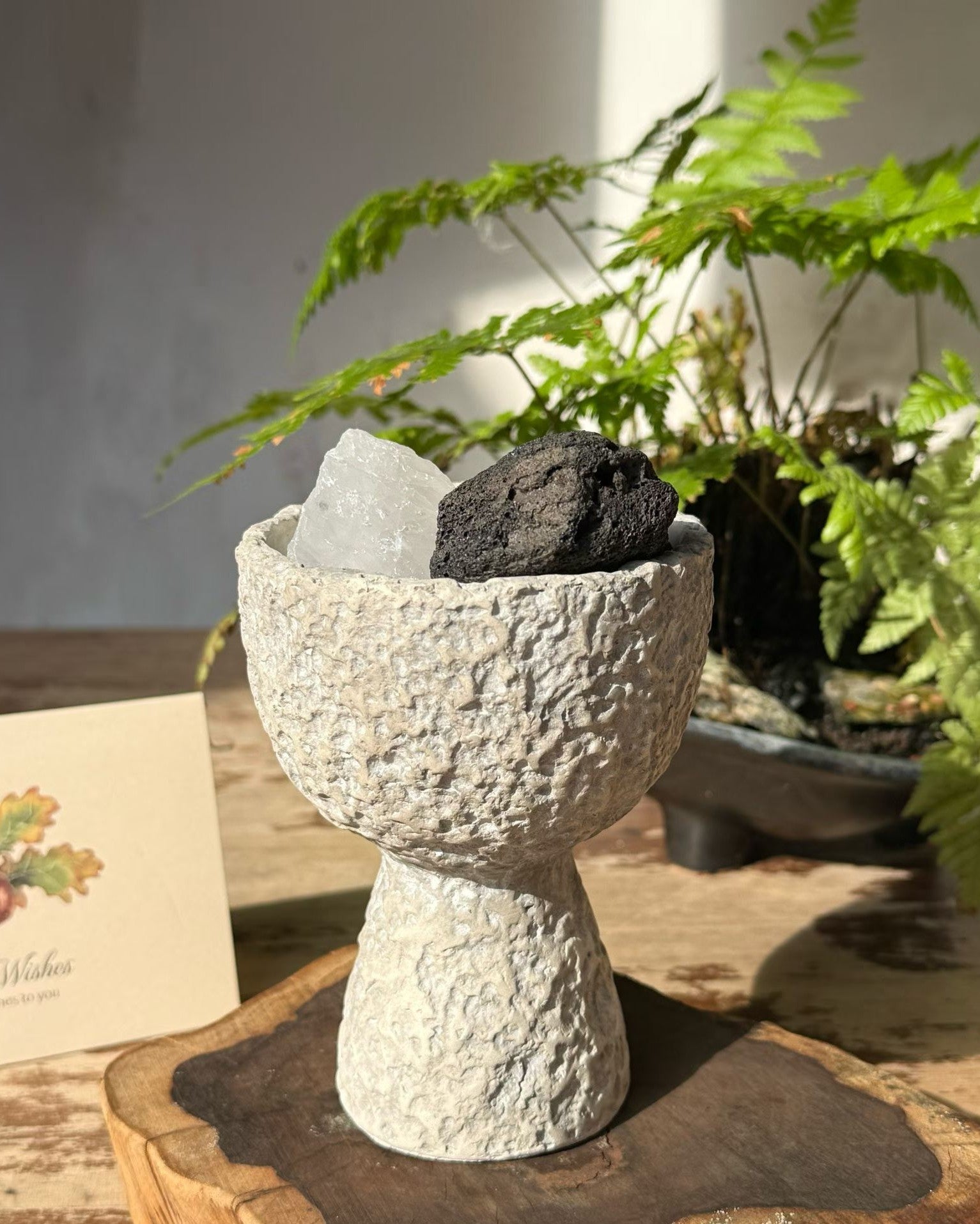 香港本土品牌MissTingLab 銅鑼灣幻夜 - 聖杯擴香座 Causeway Bay Nightfall-Chalice Stone Diffuser